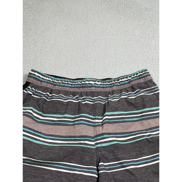 Speedo Mens Size S Striped Swim Trunks - Picture 9 of 10